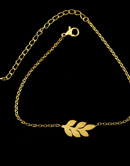 Load image into Gallery viewer, Delicate Stainless Steel Chain Gold Charm Bracelet
