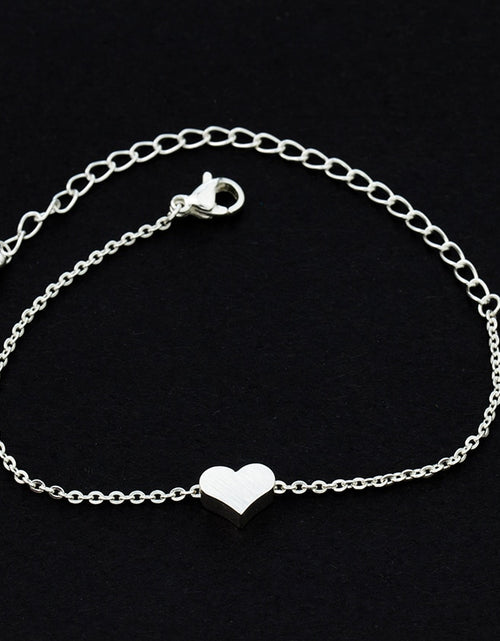 Load image into Gallery viewer, Tiny Heart Bracelet For Women Stainless Steel
