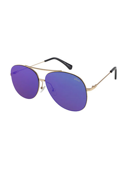 Load image into Gallery viewer, Jase New York Justice Sunglasses in Gold
